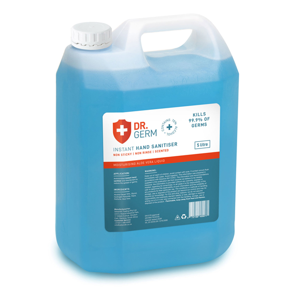 5L-Dr-Germ-Liquid-Hand-Sanitiser-Blue-70%-Alcohol-King-PPE