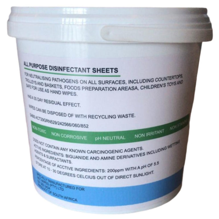 Wipeeeze Sanitizing Cleansing Wipes Bucket 500 » King PPE